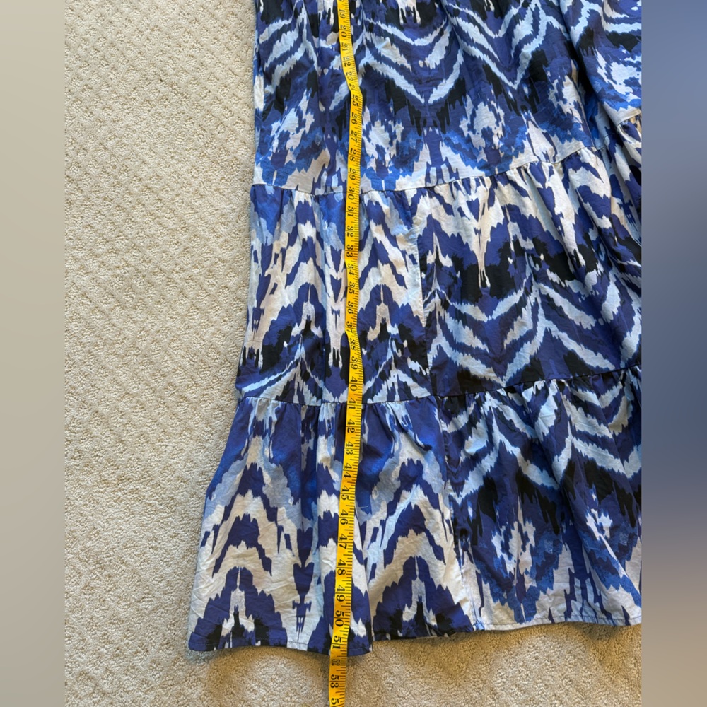 Chico's Blue and White Maxi Dress - Picture 4 of 4